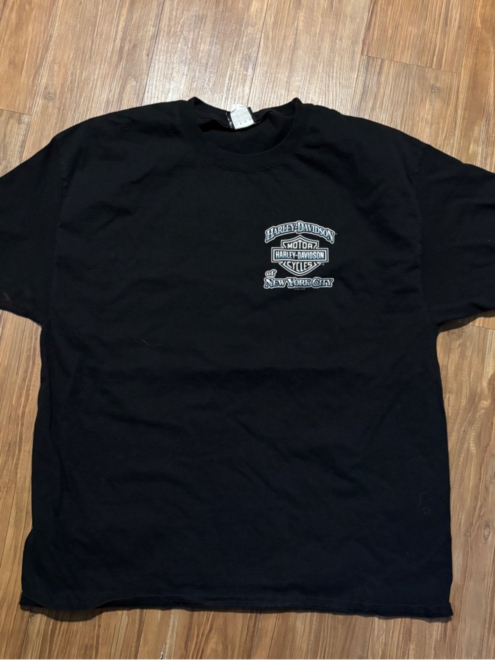 Harley-Davidson Black Short Sleeve Chest Logo Tee
